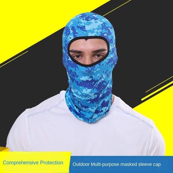 

sun-proof dust-proof outdoor camouflage cs multi-functional riding head cover thin hood mask lwb4