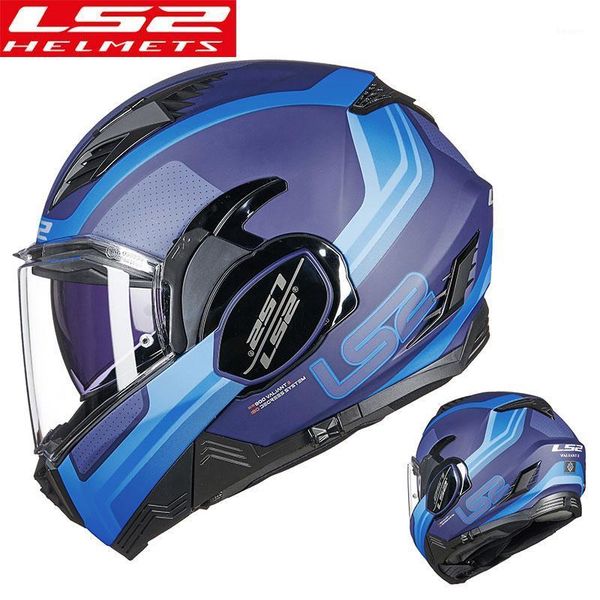 

motorcycle helmets ls2 ff900 valiant ii kpa shell 180 degrees flip up helmet with anti-fog patch holes men women casco moto casque1