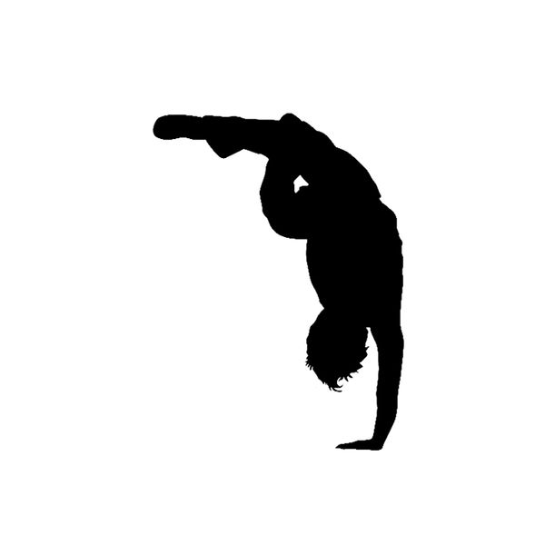 

11.9*12.8 interesting break street dancing car modelling sticker personalized vinyl accessories c16-2220