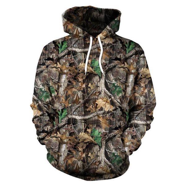 

women maple leaves 3d pullover hoodies men hooded outdoor camping hunting fishing clothing camouflage sonspee coats fappt, Black;white