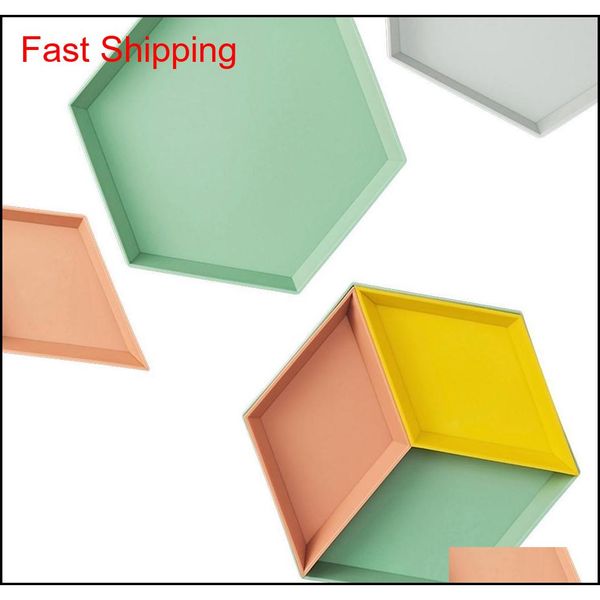 

4pcs innovative color geometric storage tray removable fruit plastic combination deskstorage tray detach qylkba bdebaby