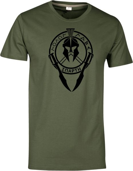 

spartan green olive t shirt short sleeve casual 's print fashion street wear tees shirt sport hooded sweatshirt hoodie