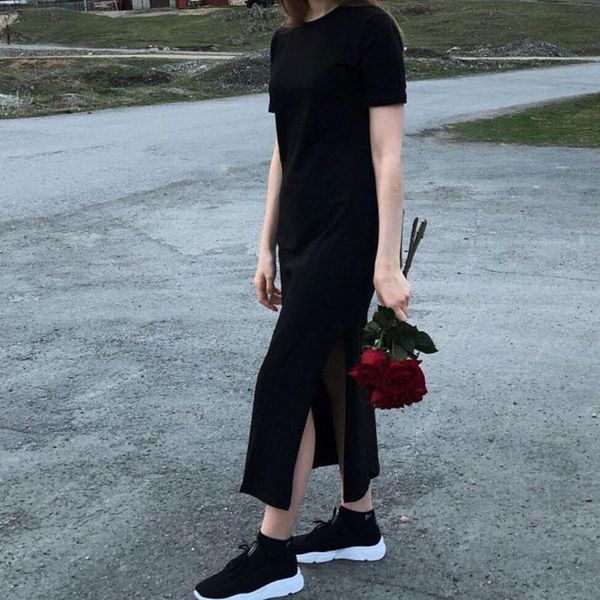 

лето черный макси платье лета женщин вскользь пляж sexy boho бинты с коротким рукавом длинные платья-футляр элегантное платье женщин, Black;gray