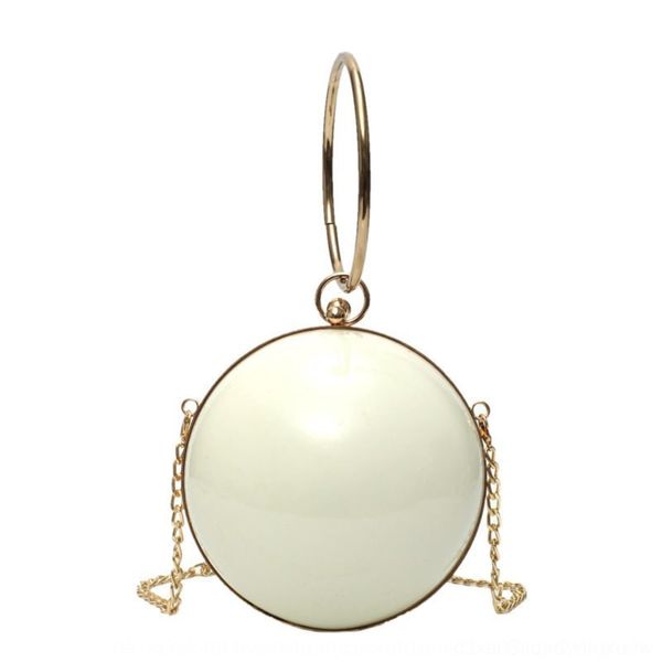 

ubaze 2019 new bag graceful korean mouth pearl portable spherical chain clip pearl dinner crossbody style shoulder for women eydvq