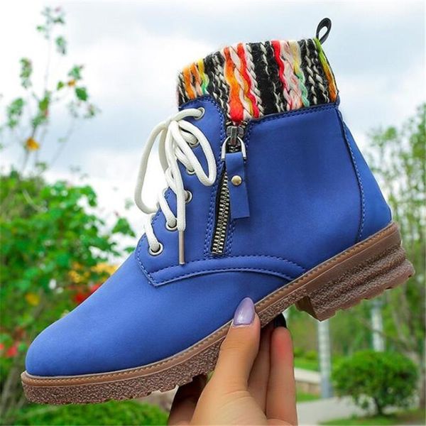 

2020 новых ботинки большого размера в середине трубка езды женщин круглого низкий каблук рыцарские ботинки женщины моды случайная обувь женс, Black