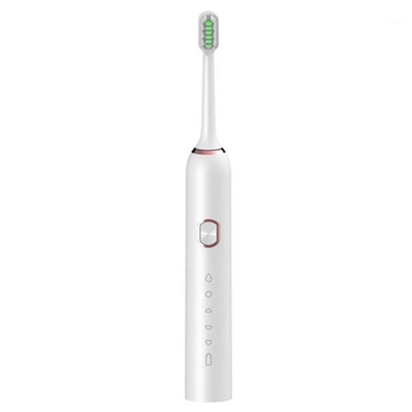 

smart electric toothbrush sonic vibration 5 files household soft fur usb charging waterproof toothbrush1