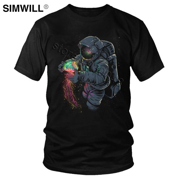 

jellyfish space cosmonaut spaceman astronau short sleeve unique tees summer gift sport hooded sweatshirt hoodie men t shirt