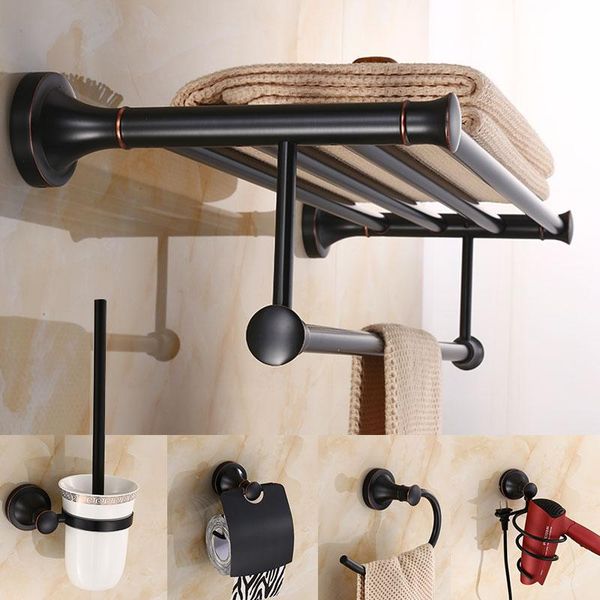 

аксессуары для ванной комнаты набор медная вешалка для полотенец вешалка для полотенец держатель для туалетной щетки угловые полки ванна har