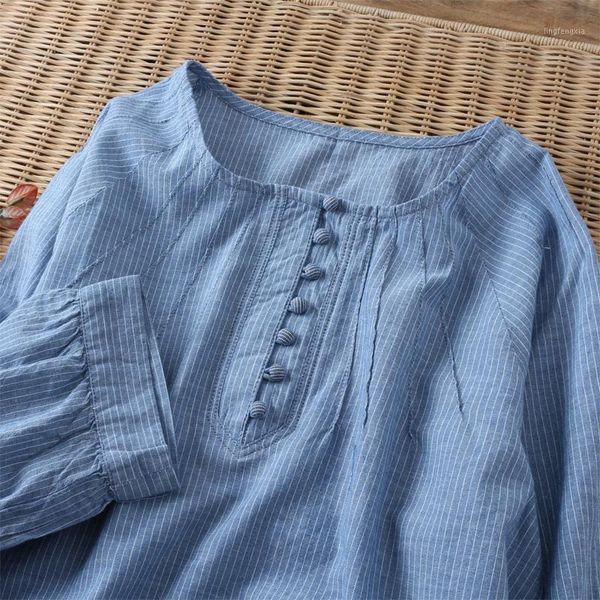 

artsy lantern sleeve shirt striped shirt short sleeve blouse shirts1, White