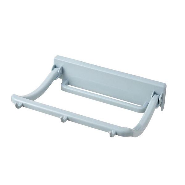 

hooks & rails bathroom washbasin rack wall hanging hole-toilet foldable storage