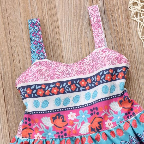 

toddler baby kid girls boho dress summer bow ruffles dresses for girls todd jlltsx