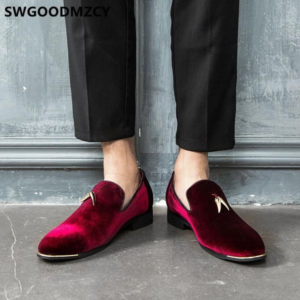 

italian shoes men formal brand mens dress shoes loafers coiffeur wedding men classic big size 48 sepatu slip on pria buty, Black