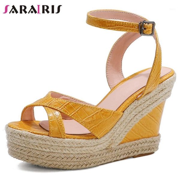 

sarairis open toe solid sandals women party dress ankle strap sandals ladies summer shoes1, Black