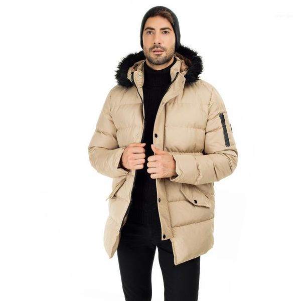 

buratti hooded extra slim fit coat men 's coat 45619 k51311, Black