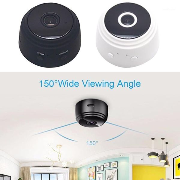 

mini cameras wireless camera high defination 1080p sports dv remote app control for home indoor & outdoor black1