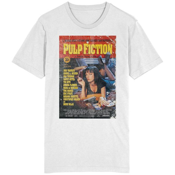 

pulp fiction плакат футболка квентин тарантино big kahuna burger спорт толстовка с капюшоном толстовка