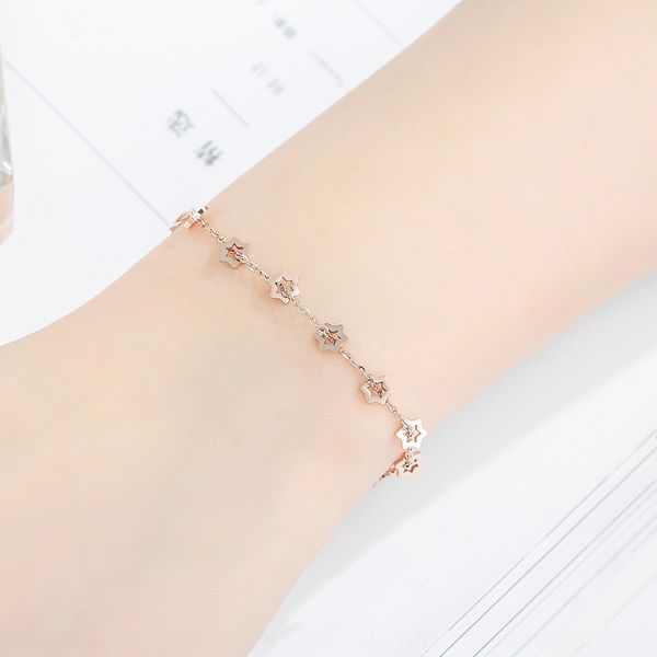 

clioro cleolo pentagonal titanium korean stainless jewelry star clioro cleolo pentagonal titanium steel korean stainless steel jewelry brace, Golden;silver