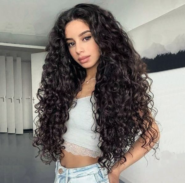 

2021 new cross-border selling long models are divided into african small rolls, natural black explosion head, chemical fiber wig sets