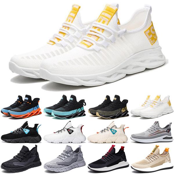 

discount men running shoes athletic black outdoor cushion breathable mens trainers sports sneakers runners size 40-44, White;red