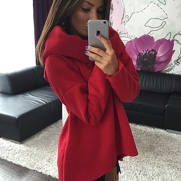 

rsb1y autumn and sweater irregular scarf long collar sleeve velvet scarf winter thickened sweater women's clothing nzsel, Black