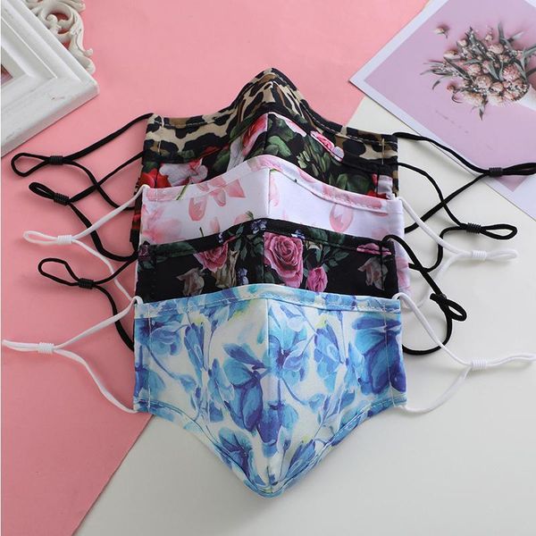 

dhl shipping woman warm printed reusable winter masks face floral floral masks mouth cover dwa1884 leopard 21 mask face styles washable wqpm