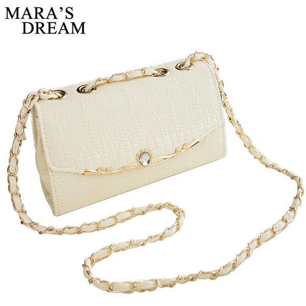 

mara's dream women crossbody bags women shoulder bags crocodile pattern artificial leather bag with chain strap