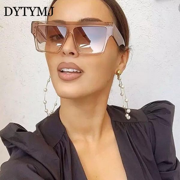 

dytymj retro square sunglasses women oversized sunglasses women vintage gradient men gafas de sol hombre1, White;black