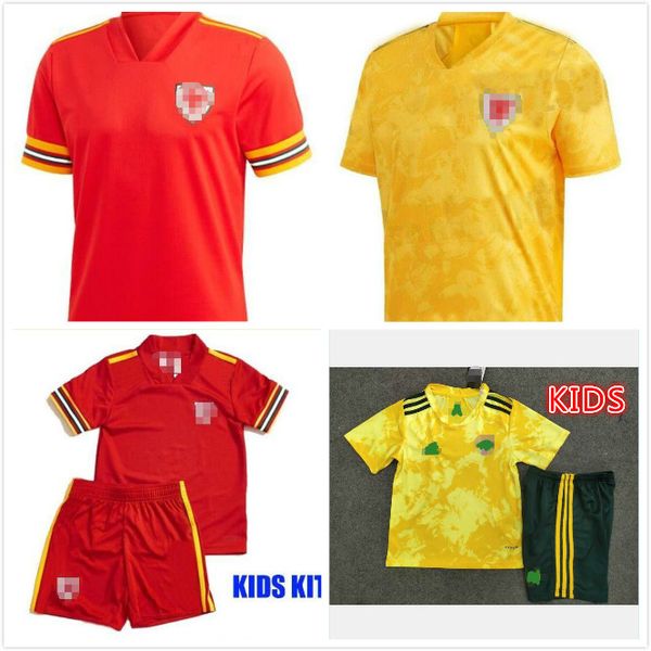 

2020 2021 wales soccer jersey 20 21 bale allen james ben davies wilson camisetas home red away maillot jerseys kits football shirts, Black;yellow