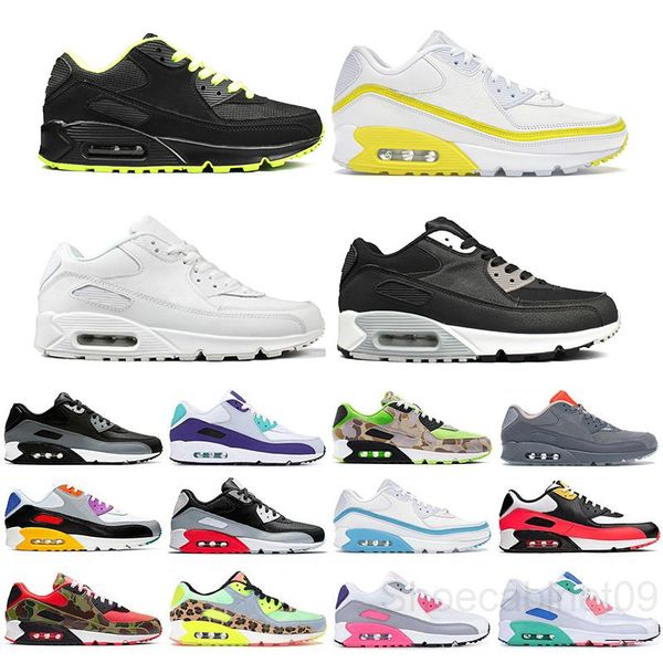

2021 new air cushion 90 casual shoes men women black white air90 classic air designers trainer outdoor sports shoes gr9s