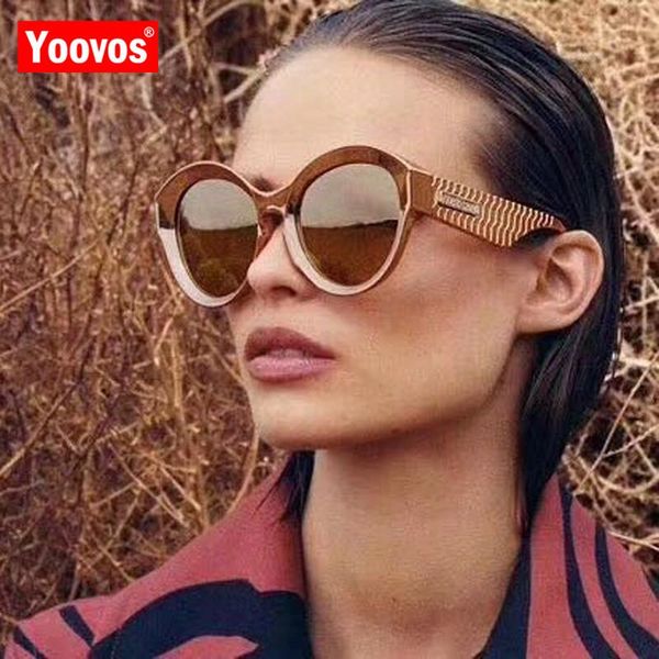 

yoovos luxury women sunglasses 2020 retor brand design women sunglasses vintage classic metal hign quality gafas de sol de mujer, White;black