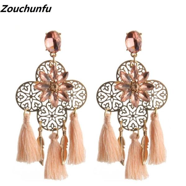 

dangle & chandelier pendientes bohemios oorbellen borla para mujeres grandes largos de cristal joyerÃ­a moda, Silver
