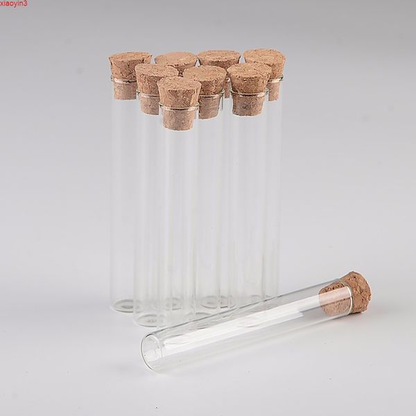 5ml 12 * 75mm vasetti di fiale per provette di vetro piccole con tappo di sughero bottiglie di vetro trasparenti vuote 100 pezzi spedizione gratuitaalta qualità