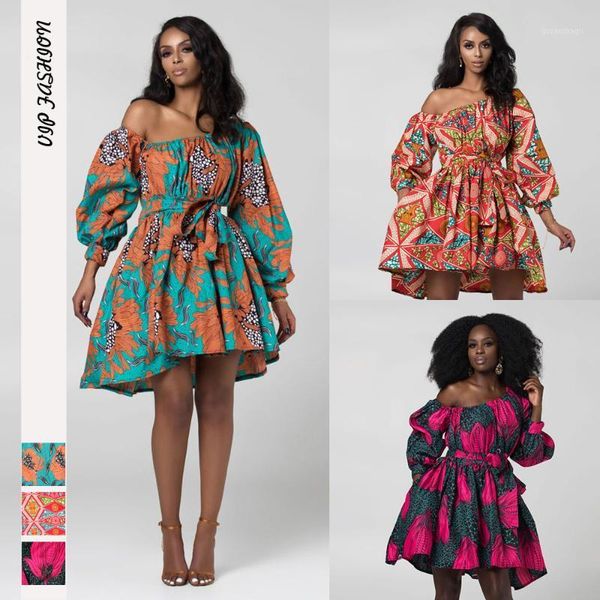 

vip fashion fashion ladies african dresses bohemian print party elegant dresses for women plus size short dress1, White;black