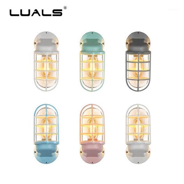 

nordic modern wall lights art multicolor wall lamp american industrial sconce fashion deco edison lamps indoor led lighting1