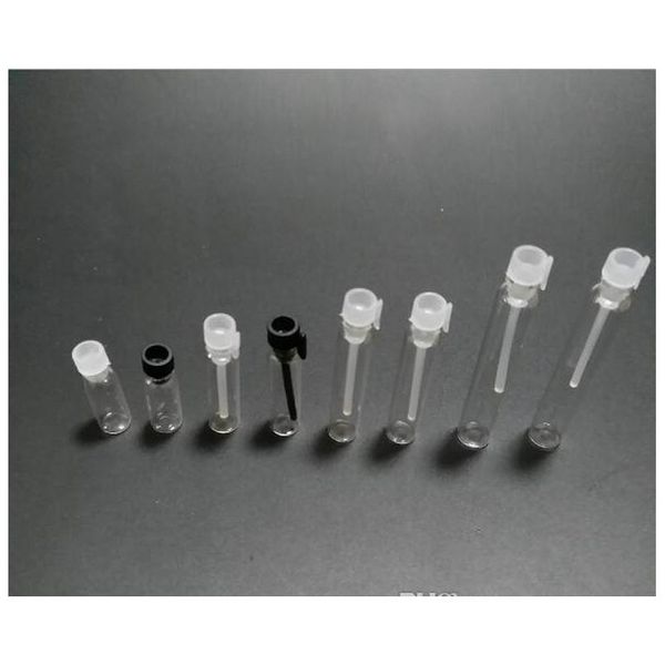 

0.5ml 1ml 2ml l glass perfume essential oil vial clear mini tube travel gram size cosmetic empty tester bottle transp jlljcj home003