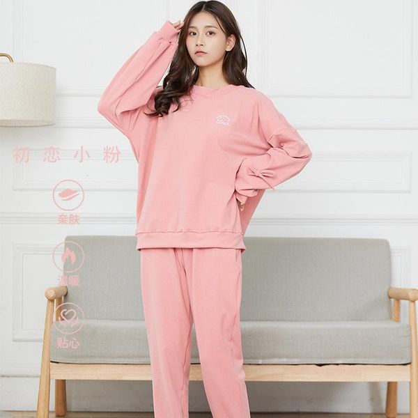 

autumn winter sleepwear woman homewear woman conformable underwears, Black;white