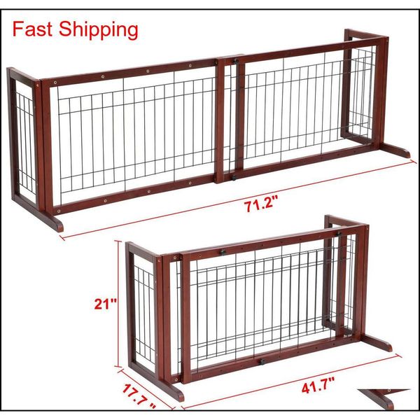 

indoor solid wood construction pet fence gate standing qylmie sports2010