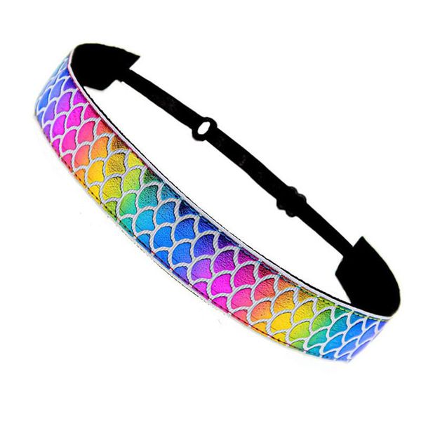 

fashion mermaid headband female elastic hair scrunchies sports running yoga hair accessories ornaments hair bands q jllyve