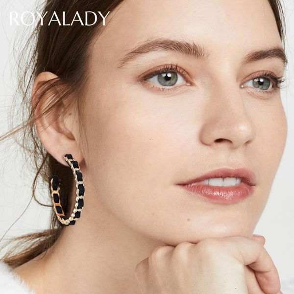 

hoop & huggie vintage black gold earrings brincos for women trendy simple punk design round circle statement fashion jewelry, Golden;silver