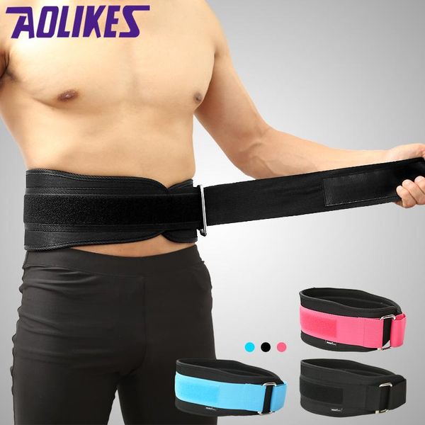 

men fitness sports exercise waist support protector steel loop body building weightlifting bandage belt waist band, Black;gray