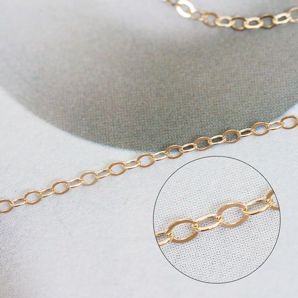 

light american 14k wrapped gold 1.52mm word cross flat chain scissors, Silver