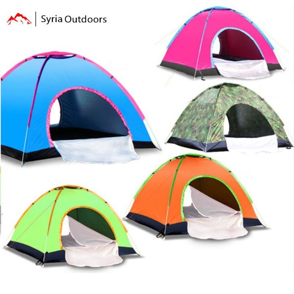 

tents and shelters 3-4 people open outdoor automatic tent camping