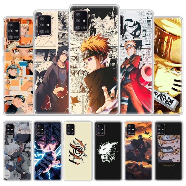 

naruto - matte translucent animation samsung galaxy a51, a71, m30s, a91, a41, a31, a21, a12, m51, m31, mobile phone cover