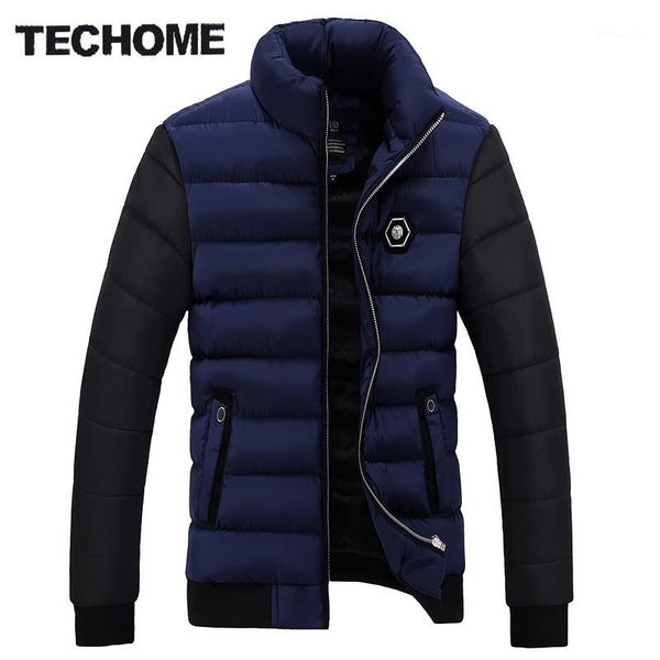 

men down-parkas winter jacket new arrival men's padded parka coats coat down-jacket parkas men winter clothing casual coat1, Black