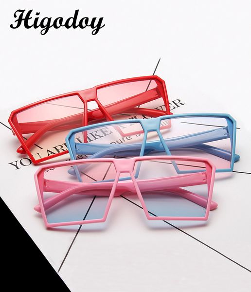 

higodoy oversized vintage kids square boys retro goggle children sunglasses for girls anti-uv400 protection gafas