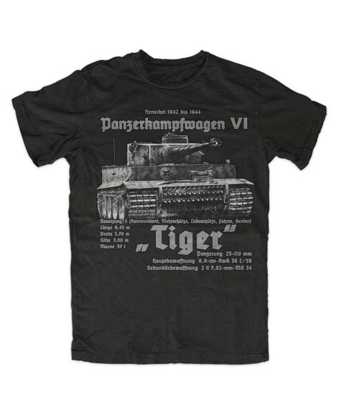 

tiger panzer panzertruppe konigstiger качество мужчина лето 2020 мода хлопок скейт балахон дизайнеры футболки толстовка