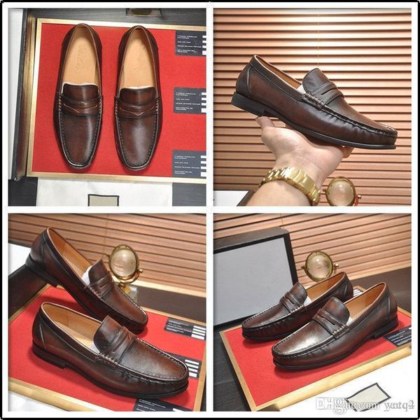 

sp new men dress shoes designer men formal shoe leather luxury fashion groom wedding shoes luxury men oxford shoes dress plus size 38-45 33, Black