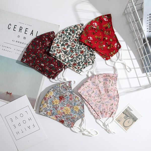 

цветочные маски для женщин cat узорной designer моющейся повторных использования рот маска maseczki mascsrillas украшение тушь sqcram ppshop