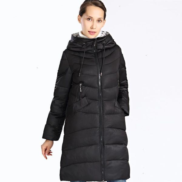 

women's down & parkas 2021 nieuwe winter jas vrouwen plus size lange dikke fashion womens hooded jassen parka femme docero1, Black