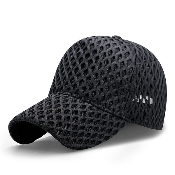 

plus size baseball cap for man summer mesh hip hop hat big head men large size plain snapback caps  56-60cm l 60-62cm t200409, Blue;gray